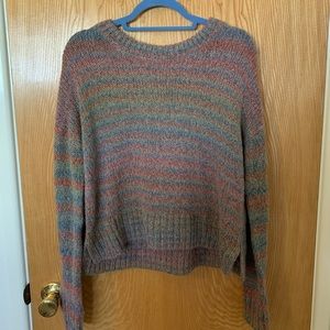 Cropped Multicolored Sweater